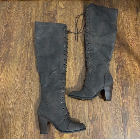 Forever 21 Shoes - F21 Lace-Up Boots